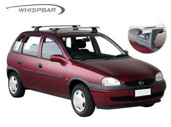 Holden Barina Yakima Whispbar roof racks